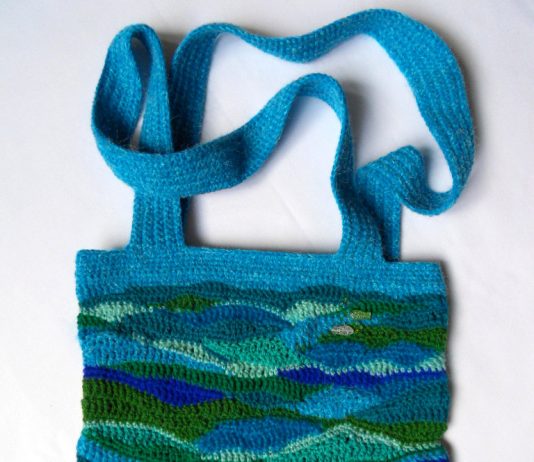 Вязаная сумка Морское настроение