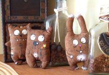 Кофейные игрушки животные