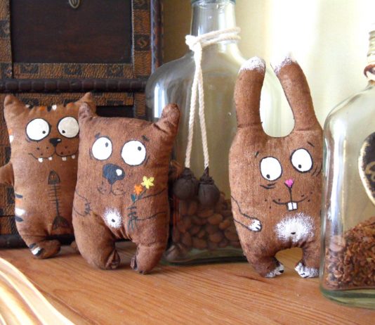 Кофейные игрушки животные