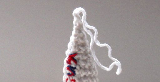 Вязаная игрушка Ракета Вязаная игрушка Ракета