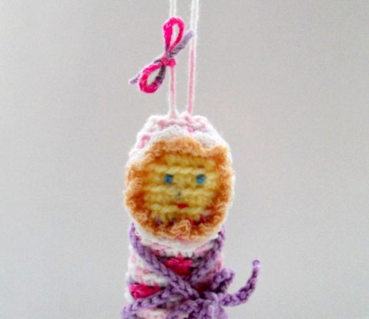 Вязаная игрушка Младенец Вязаная игрушка младенец