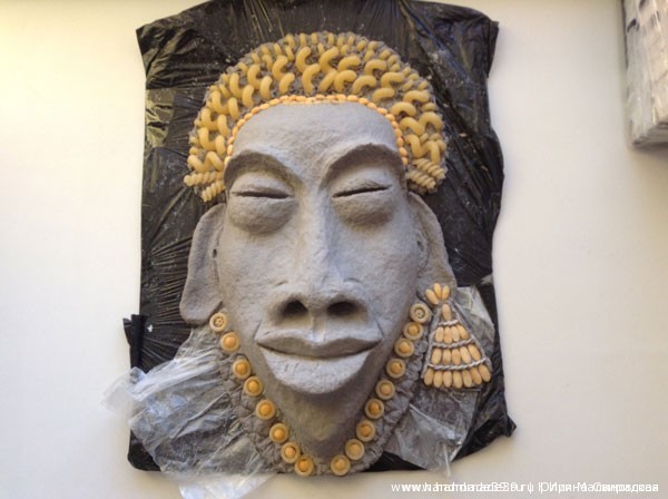 МК: африканские маски ручной работы