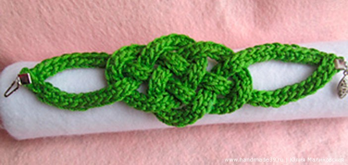 Плетёный браслет Кельтский узел