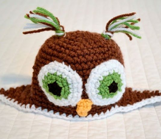 Вязаная шапочка с ушками «Сова» Вязаная шапочка с ушками «Сова»