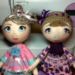 Шитые куклы тыквоголовки Ариша и Агата