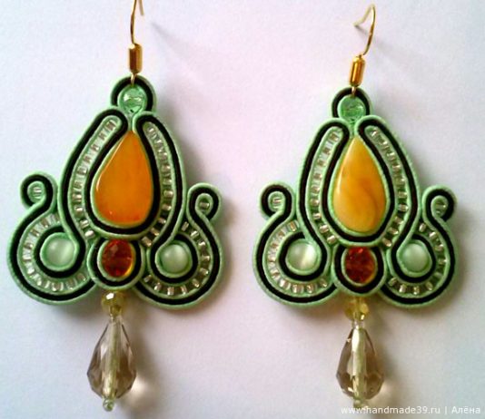МК: сутажные серьги