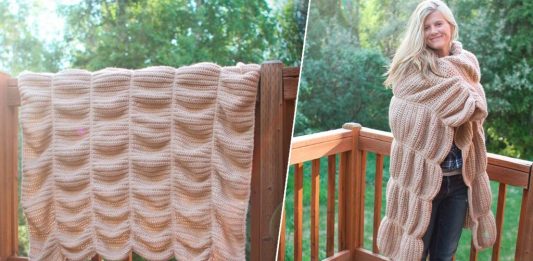 Объёмное одеяло-плед Объёмное одеяло-плед