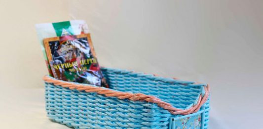 Плетёный короб для специй