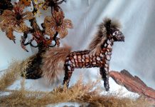 МК «Лошадка из природного материала»