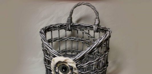 МК «Ажурная плетёная корзина с картонным дном» МК «Ажурная плетёная корзина с картонным дном»