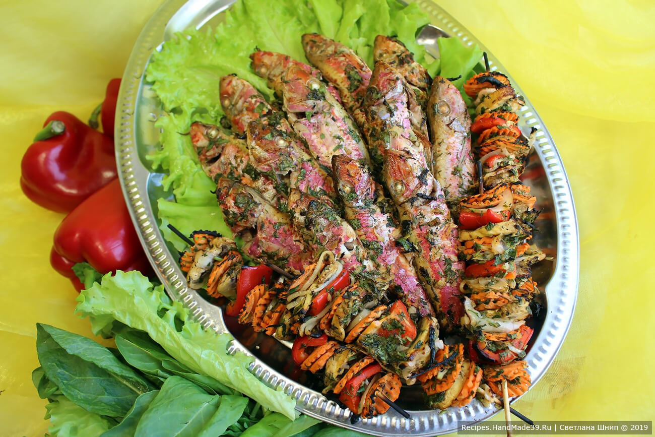 Рыба на сковороде-гриль – пошаговый кулинарный рецепт с фото