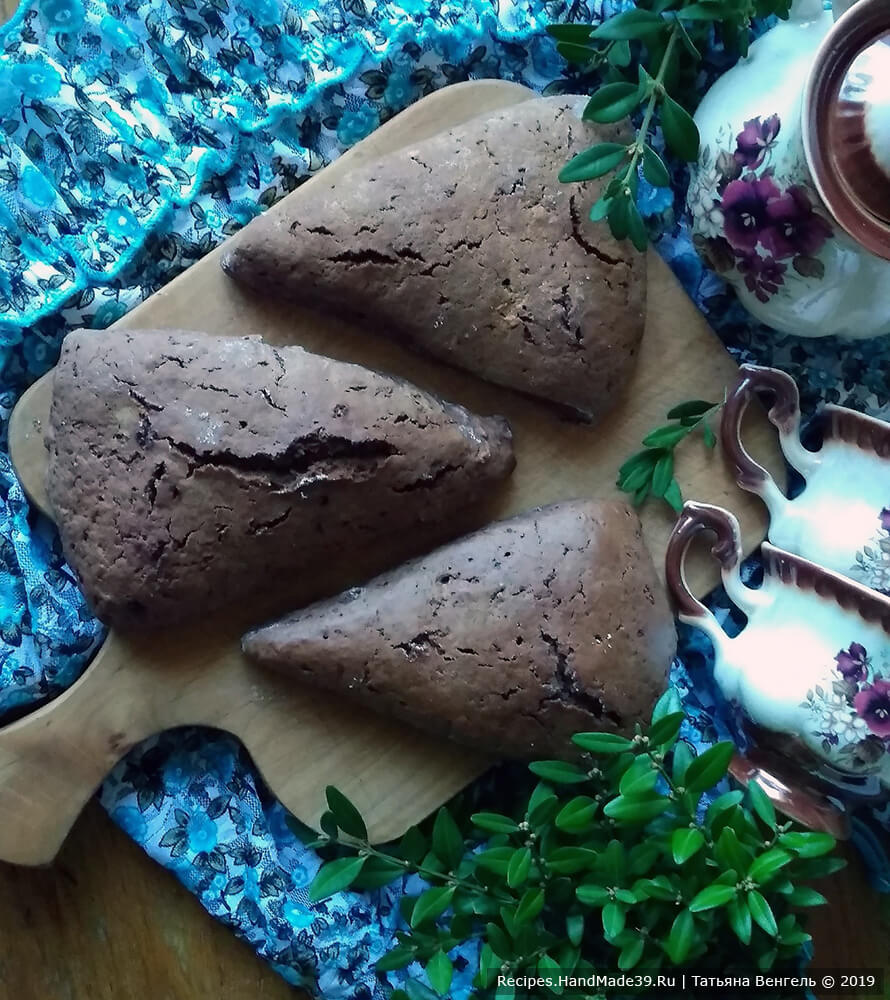 Шоколадные сконы – пошаговый кулинарный рецепт с фото