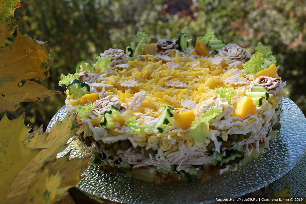 Салат с патиссонами и курицей – пошаговый кулинарный рецепт с фото