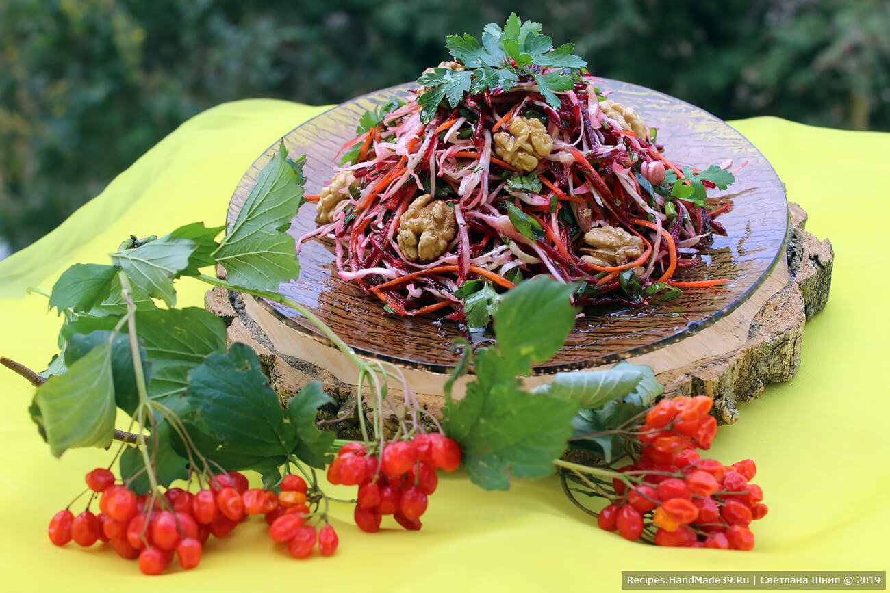 Салат «Щётка» – пошаговый кулинарный рецепт с фото