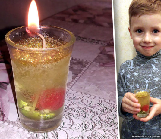 Как сделать гелевую свечу своими руками – пошаговый урок с фото