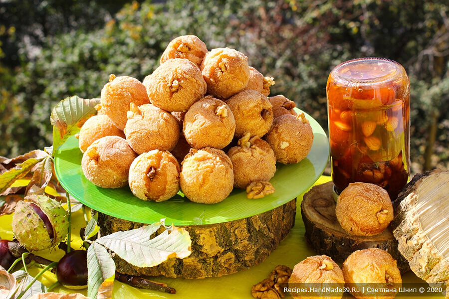Творожные пончики «Абрикосы» – пошаговый кулинарный рецепт с фото
