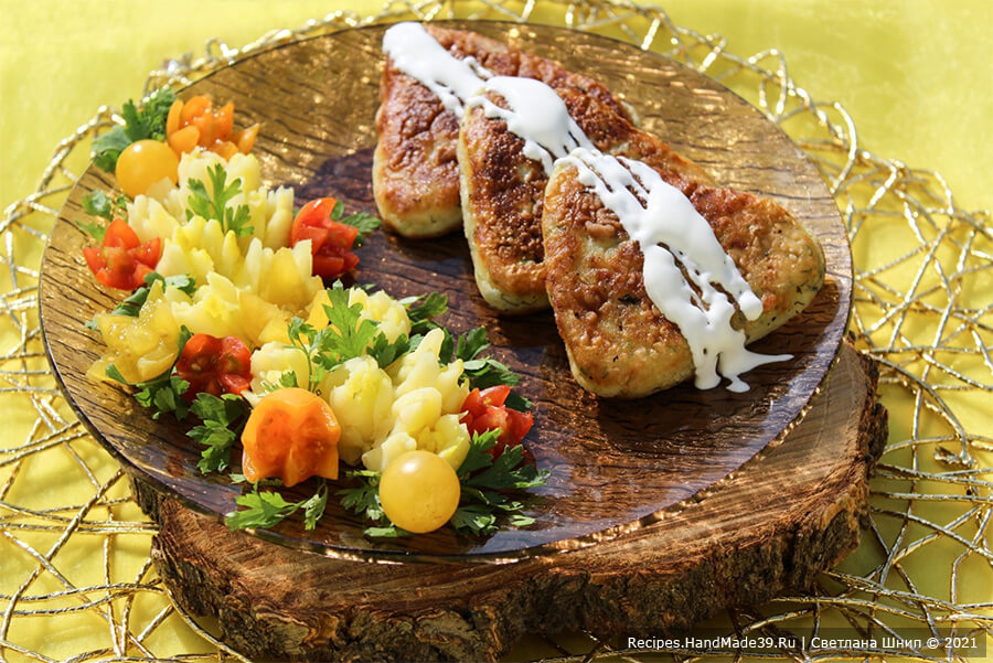 Котлеты из картофеля и кабачков – пошаговый кулинарный рецепт с фото
