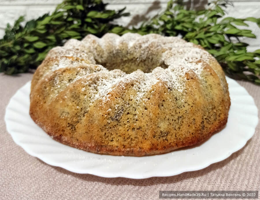 Маковый творожный кекс – пошаговый кулинарный рецепт с фото