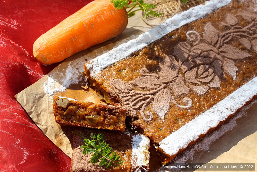 Веганский морковный пирог – пошаговый кулинарный рецепт с фото