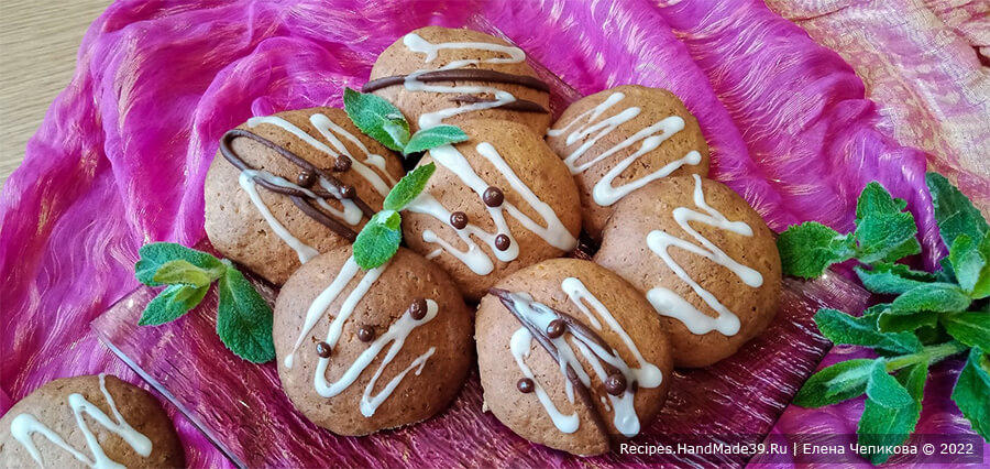 Шоколадно-творожное печенье – пошаговый кулинарный рецепт с фото