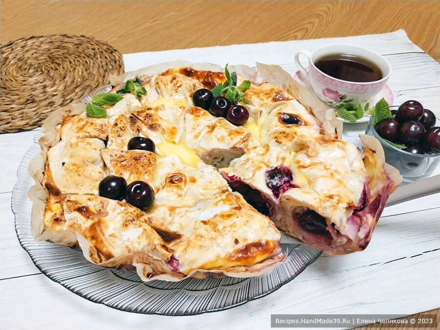Пирог из лаваша с творогом – пошаговый кулинарный рецепт с фото