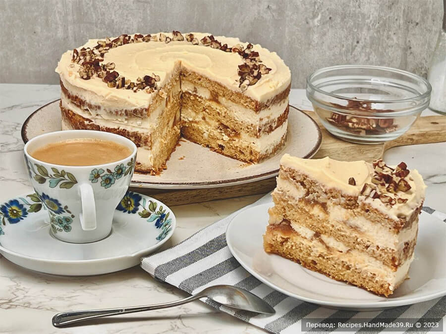 Карамельный торт – пошаговый кулинарный рецепт с фото