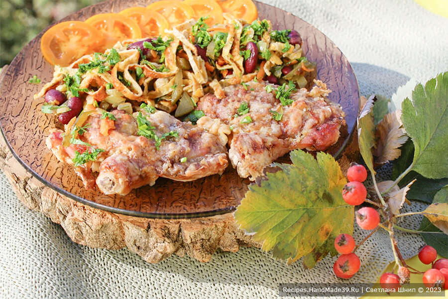 «Веера» из куриных ножек – пошаговый кулинарный рецепт с фото