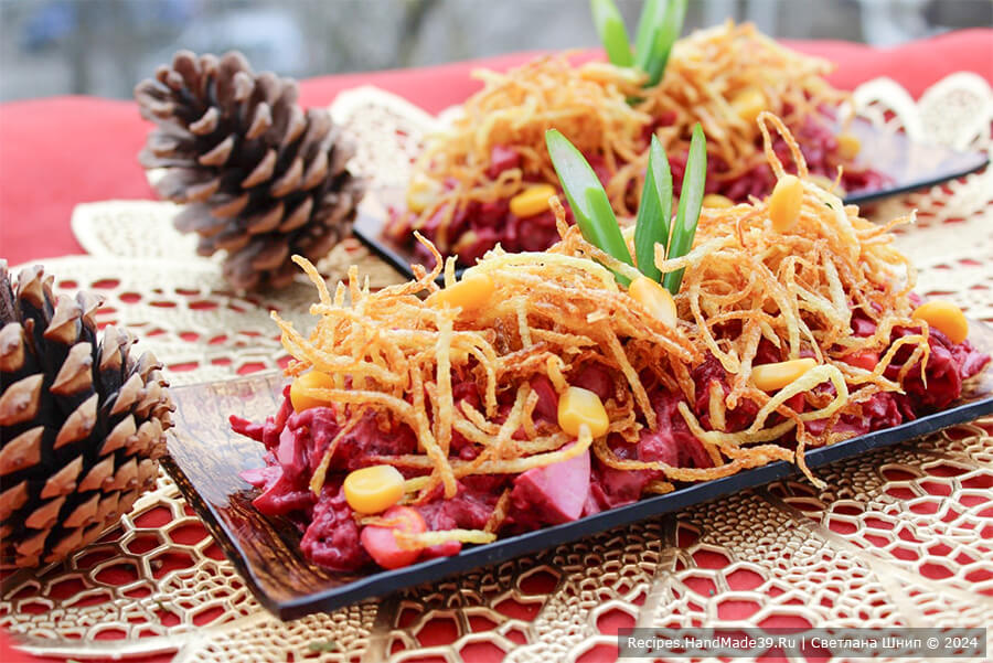 Салат из свёклы с картофелем пай – пошаговый кулинарный рецепт с фото
