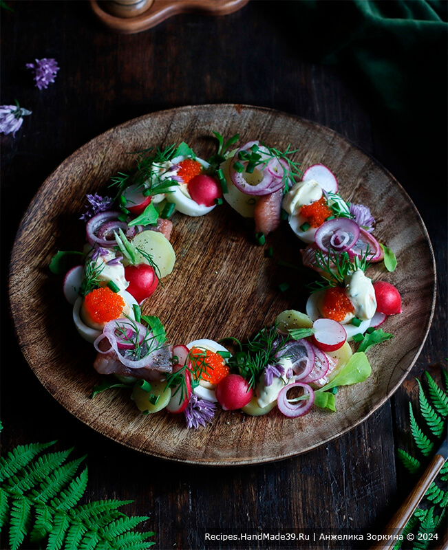 Шведский салат с сельдью и картофелем – пошаговый кулинарный рецепт
